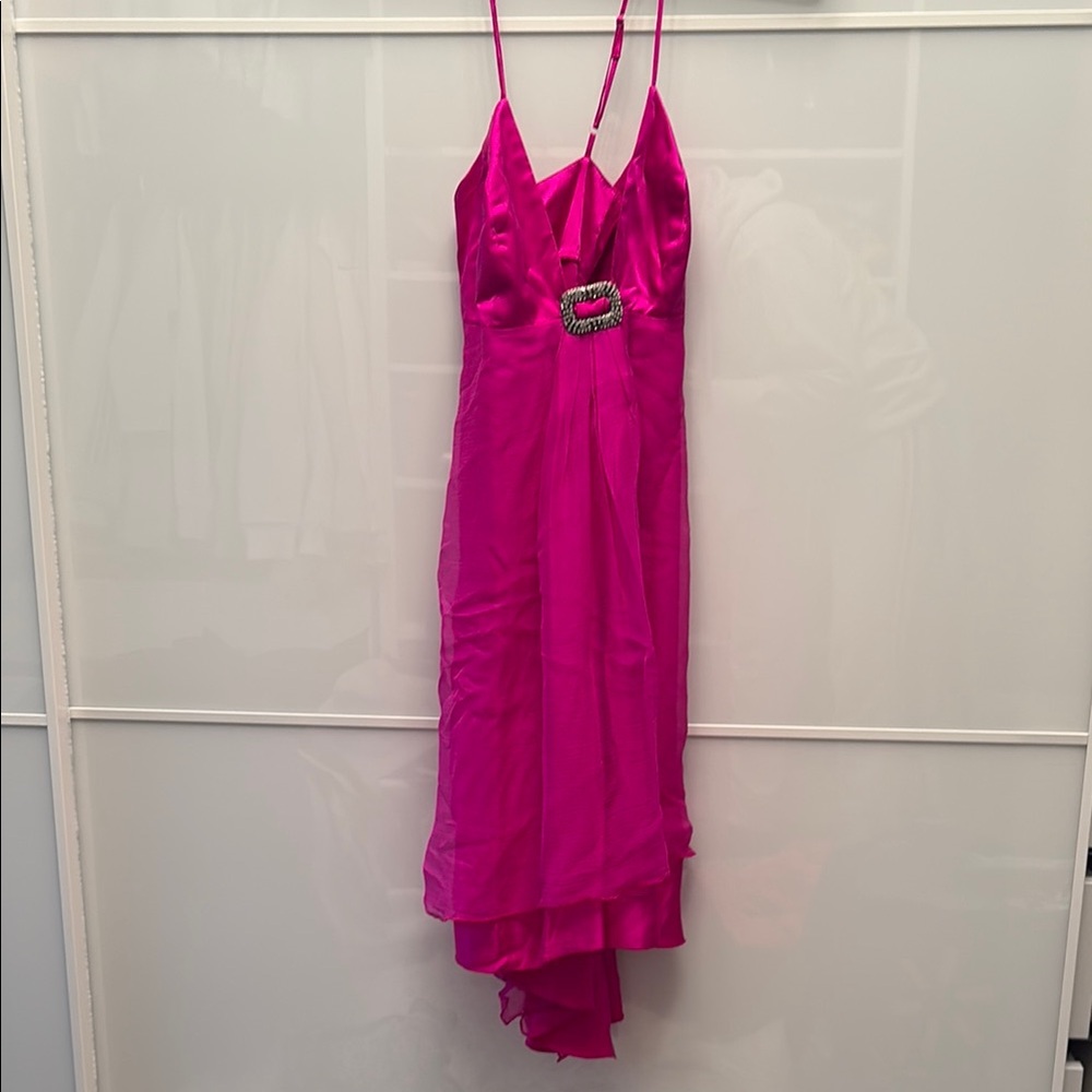 Elegant Pink Evening Gown